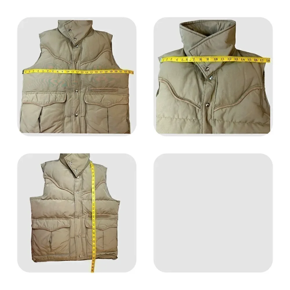 FIELD & STREAM Gordon & Ferguson Co Tan Down Vest Size Large